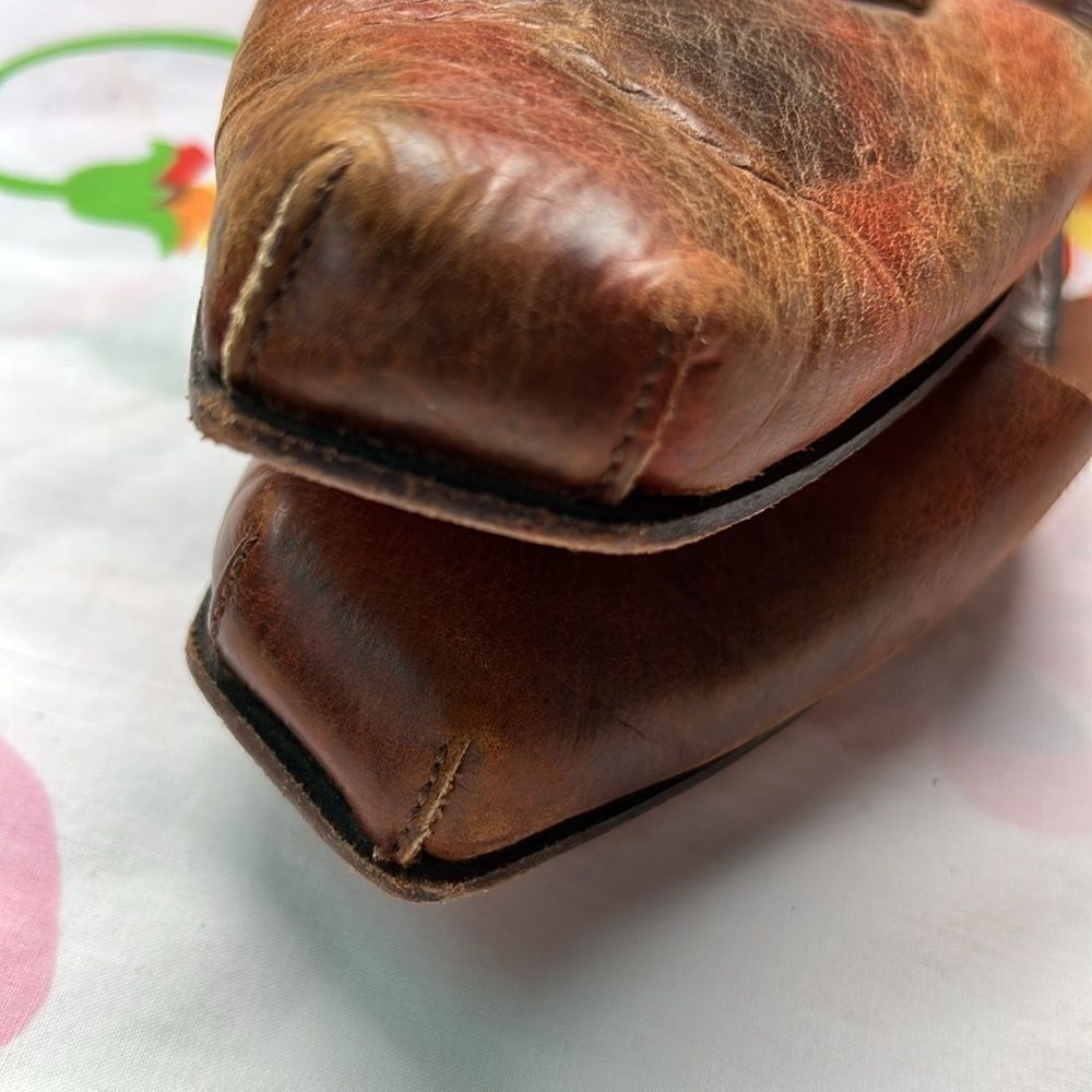 Brown Leather Flats by CYDWOQ vintage - Picture 4 of 12